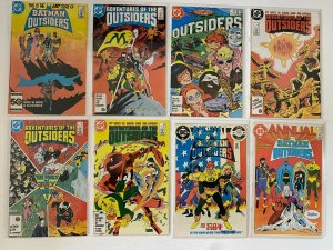 Batman Outsiders (1st series) lot from:#1-42 + Bonus 33 diff 8.0 VF (1983-87)