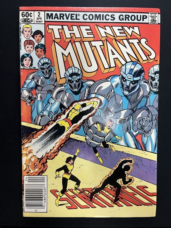 New Mutants #2 VF Newsstand Marvel Comics C167A  Comic Books - Bronze Age,  Marvel, New Mutants, Superhero / HipComic