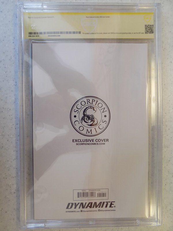 VAMPIRELLA: VALENTINE'S DAY SPECIAL # 1 SCORPION VIRGIN SIGNED LUCIO PARRILLO