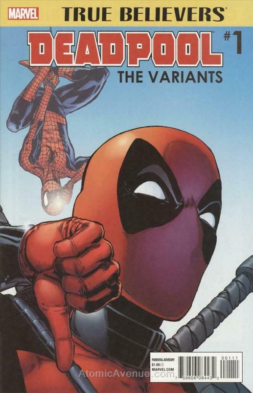 True Believers: Deadpool Variants #1 VF/NM; Marvel | save on shipping - details