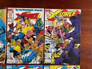 6 X-Force Marvel Comic Books # 4 12 13 14 16 17 Wolverine X-Men Gambit 25 J817