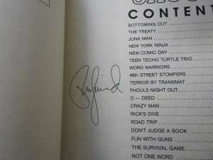 Shell Shock Vol 1 1st Print Signed and Remark Eastman/Laird+ NM- Unread!!