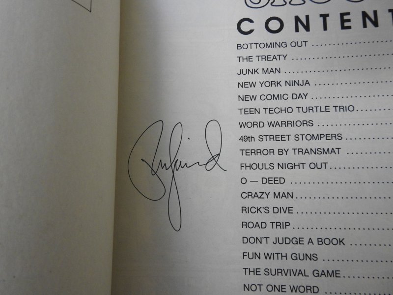 Shell Shock Vol 1 1st Print Signed and Remark Eastman/Laird+ NM- Unread!!