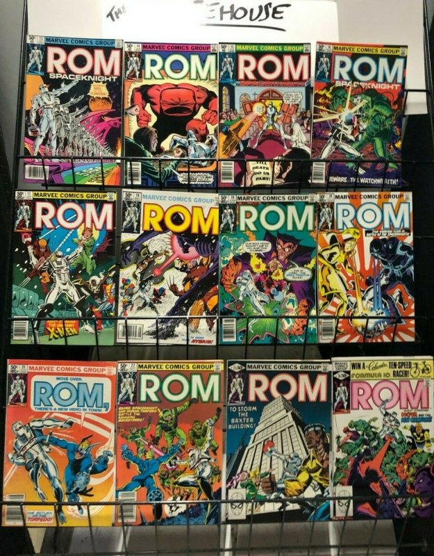 ROM  (1979-1986) 1-75, ANN 1-4  the COMPLETE Marvel series The Space Knight