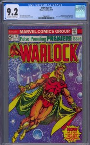 WARLOCK #9 CGC 9.2 NEW COSTUME 1ST ISSUE SINCE 10/73 JIM STARLIN