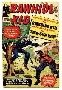 Rawhide Kid #40 comic book 1964- Marvel Western- Jack Kirby- FN