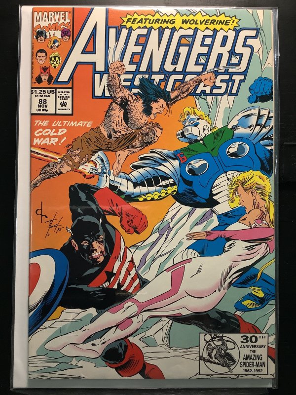 Avengers West Coast #88 Direct Edition (1992)