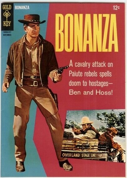 BONANZA (1962-1970 GOLD KEY) 22 VF Dan Blocker -Michael COMICS BOOK