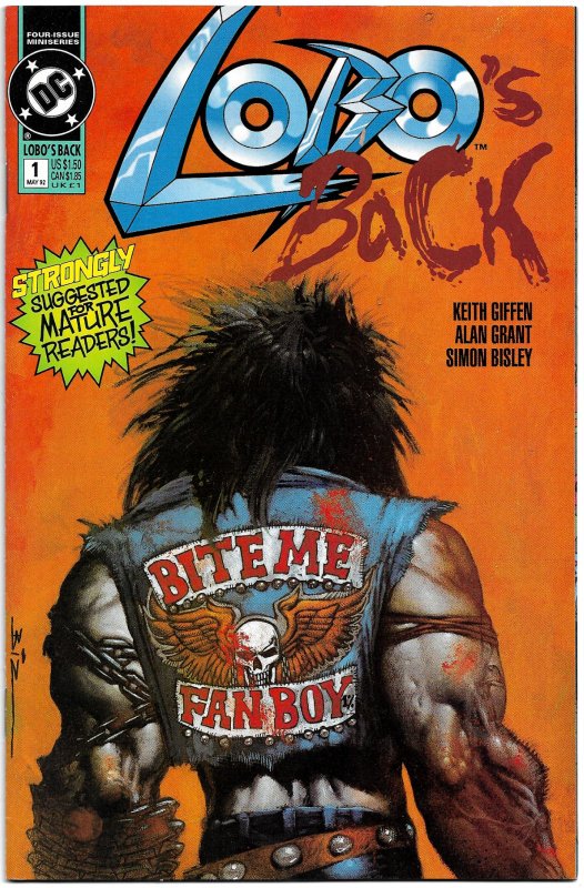 Full Run! LOBO'S BACK #1 - 4 (1992) 9.0 VF/NM  Fragtasticly Punkish 'Mature' Fun