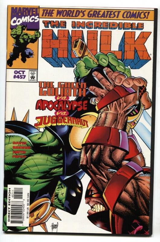 Incredible Hulk 457 War Hulk Vs Juggernaut Marvel Comic