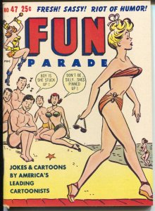Fun Parade #47-Fall1950-swimsuit-Linda Turner-gags-cartoons-NM