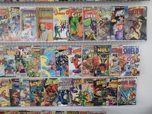 Huge Lot 150+ Silver/Bronze Comics W/ Thor, Hulk, Spider-Man, +More! See desc