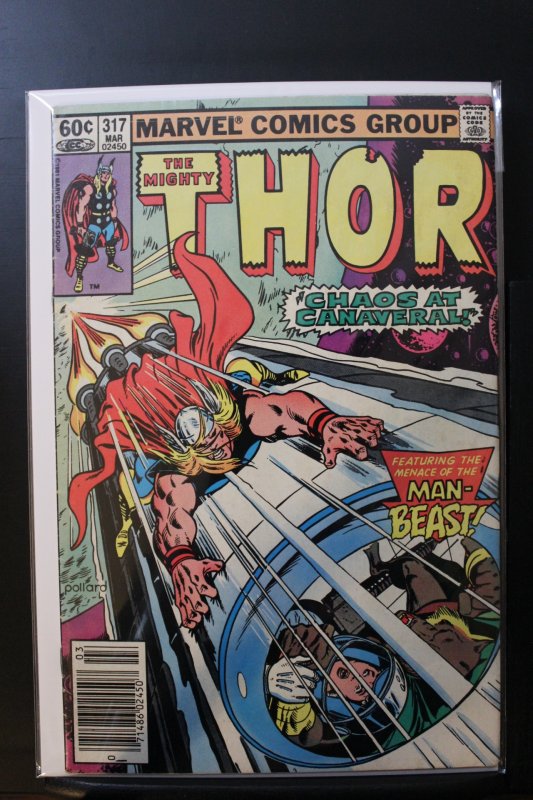 Thor #317 Newsstand Edition (1982)