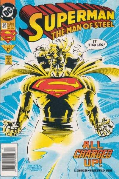 Superman: The Man of Steel #28, NM + (Stock photo)