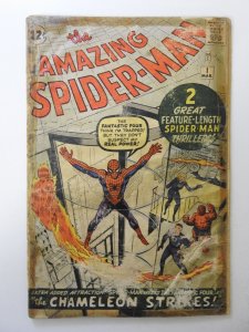 The Amazing Spider-Man #1 (1963) FR Condition see description