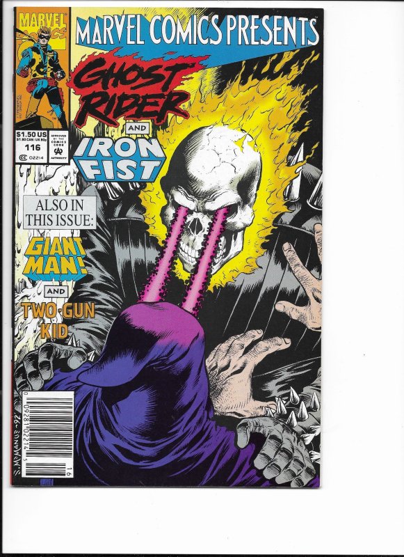 Marvel Comics Presents #116 Newsstand Edition (1992)