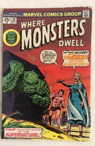 Where Monsters Dwell #30 (1974)classic Kirby Thing story