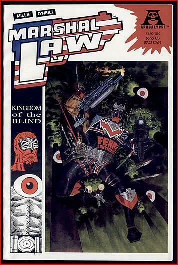 MARSHAL LAW KINGDOM OF THE BLIND  scarce one shot