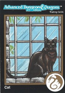 1991 TSR Dungeon and Dragons Trading Card #509 Cat