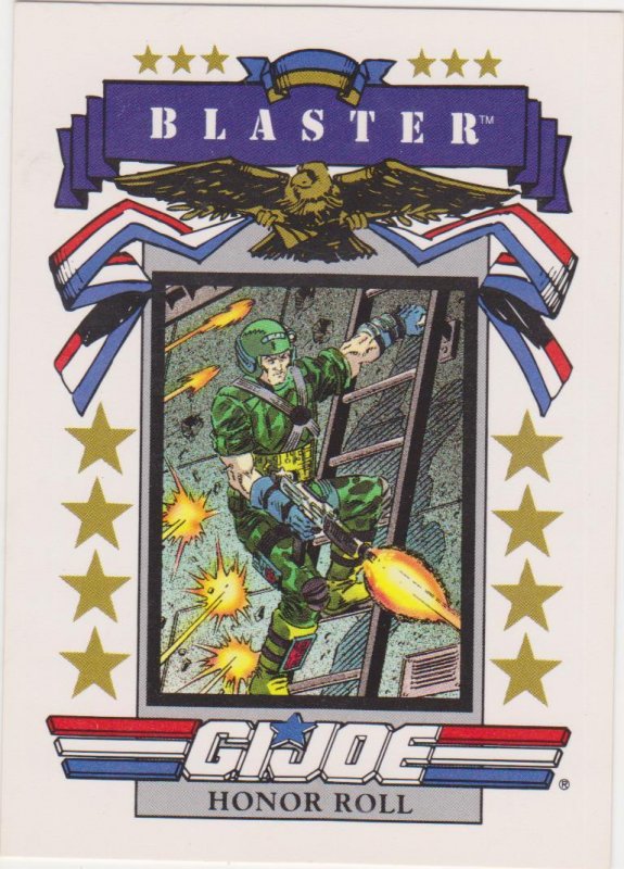 1991 Impel G.I. Joe Card #190 Blaster