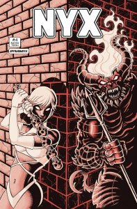 NYX #4 FOC TMNT HOMAGE HAESER VARIANT DYNAMITE 2022 EB221