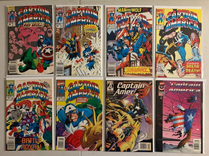 Captain America comics lot #342-451 + 2 annual 26 diff (1988-96)