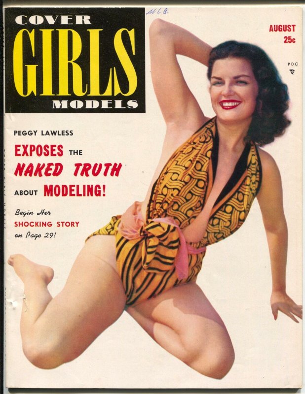 Cover Girls Models #11 8/1952-Peggy Lawless-cheesecake-June McCall-VF-