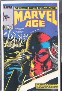 Marvel Age #21 (1984) Void Indigo