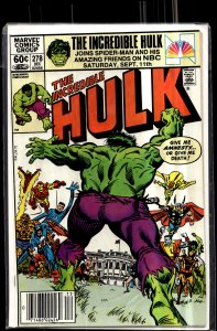 The Incredible Hulk #278 (1982) Hulk