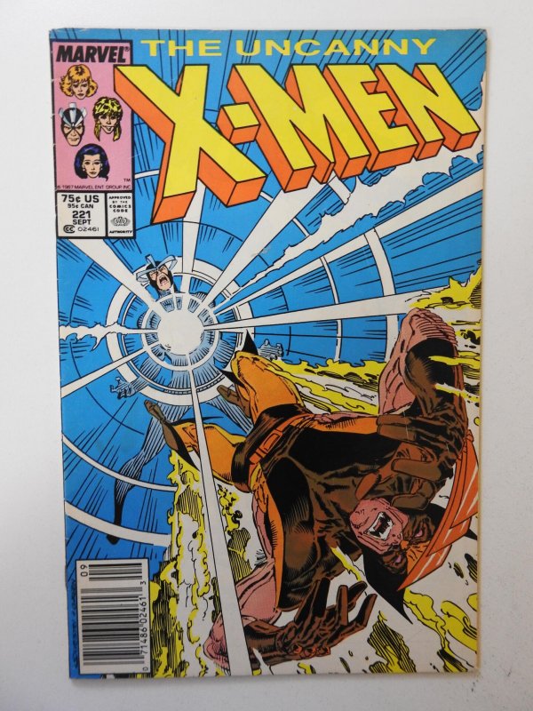 Uncanny X-Men #221 VG+ Condition! 1st appearance of Mr. Sinister!