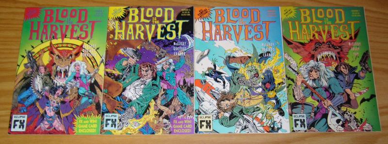 Blood is the Harvest #1-4 VF/NM complete series - bad girl vs vampires - eclipse