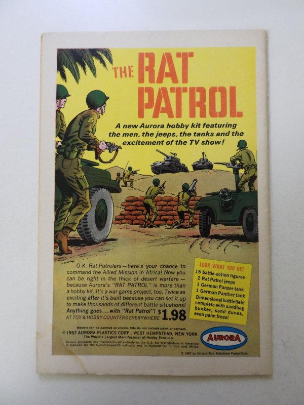 Our Fighting Forces #107 (1967) VG+ condition moisture damage