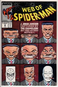 Web of Spider-Man #52 Direct Edition (1989) 9.0 VF/NM