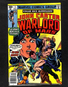 John Carter Warlord of Mars #5 VF/NM 9.0