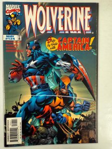 Wolverine #124 VF-NM Marvel Comic Book Captain America 7 ET10