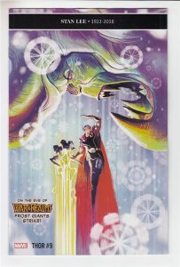 THOR (2018 MARVEL) #9 CVR A MIKE DEL MUNDO