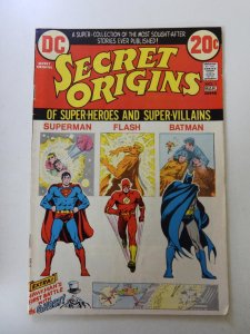 Secret Origins #1 (1973) VG+ condition