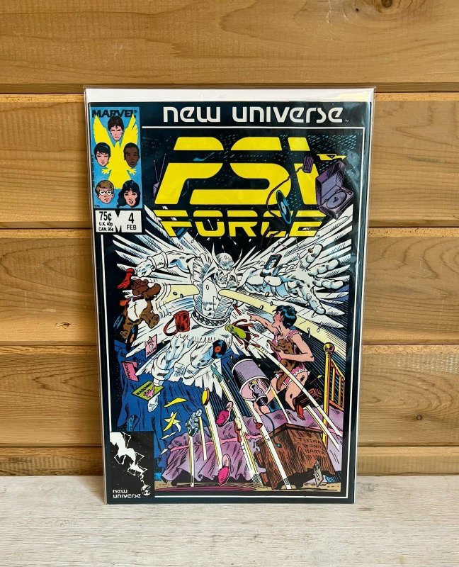 Marvel Comics New Universe Psi Force Vintage #4 1987 