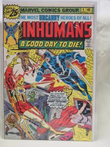 The Inhumans #4 (1976) Fine Shatterstar Appearance