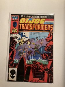Gi Joe And The Transformers 2 Near Mint Nm Marvel 