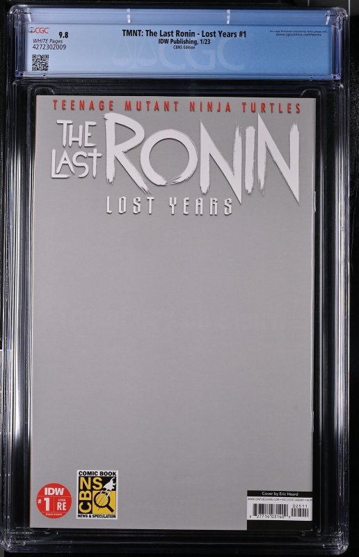 TMNT: The Last Ronin - Lost Years 1 CGC 9.8 Negative Space Variant