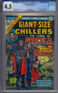 GIANT-SIZE CHILLERS #1 CGC 4.5 1ST LILITH DAUGHTER OF DRACULA