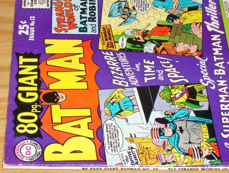 80 Page Giant #12 FN- july 1965 - batman - robin - silver age dc comics