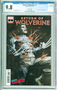Return of Wolverine #1 New York Comic Con Variant (2018) CGC 9.8!