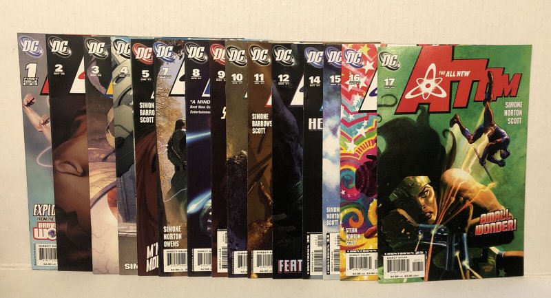 All New Atom #1 -5 7-12 And 14-17 Lot Of 15 