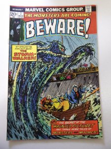 Beware! #7 (1974) VG/FN Condition moisture stains fc