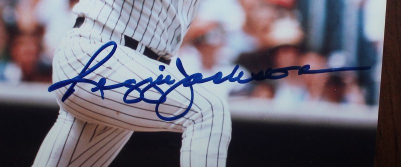 Reggie Jackson Limited Edition Autographed  Mr. October CommemorativePlaque