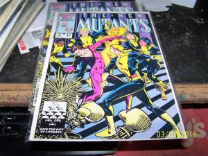 NEW MUTANTS  COMIC # 43 1986  marvel HELLIONS 