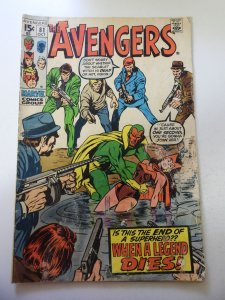 The Avengers #81 (1970) GD Condition moisture stains