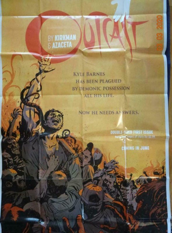 OUTCAST Promo Poster, 40.5 x 80, 2014 IMAGE Unused more in our store 551